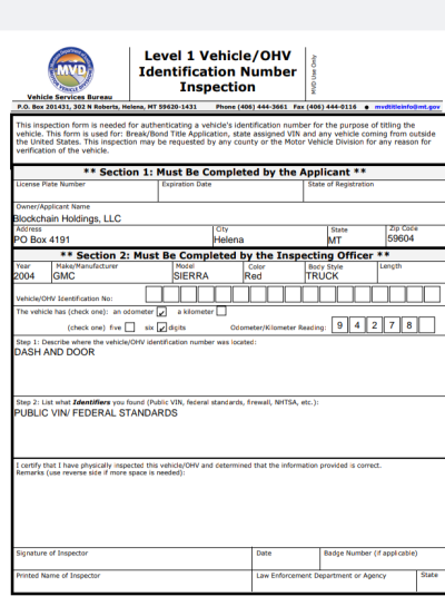 Blockchain holdings llc