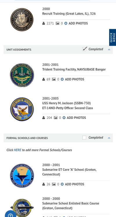 randy Hartman naval career