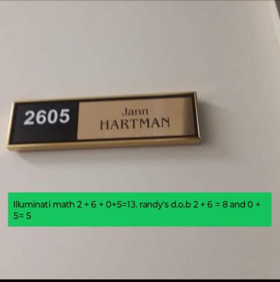 jann hartman apartment number